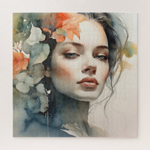 Doppelte Exposition von Frauen Puzzle