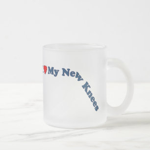 Doppelte Knie-Ersatz-Geschenke   erhalten gut Mattglastasse