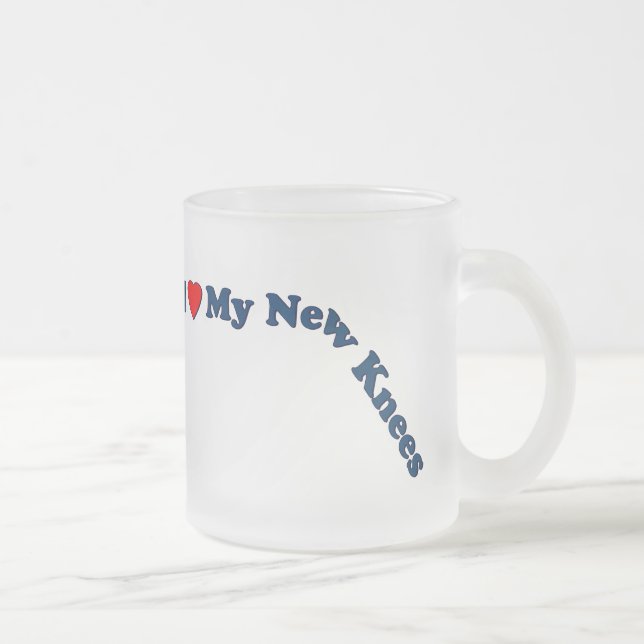 Doppelte Knie-Ersatz-Geschenke | erhalten gut Mattglastasse (Rechts)