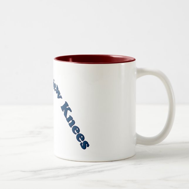 Doppelte Knie-Ersatz-Geschenke | erhalten gut Zweifarbige Tasse (Rechts)