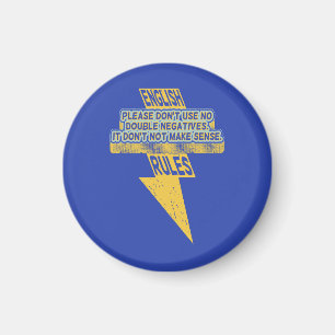 Doppelte negative Englischkenntnisse Magnet