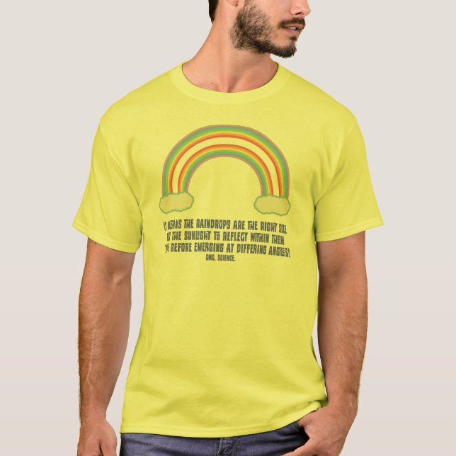 Doppelte Regenbogen-Bedeutung T-Shirt (Vorderseite)