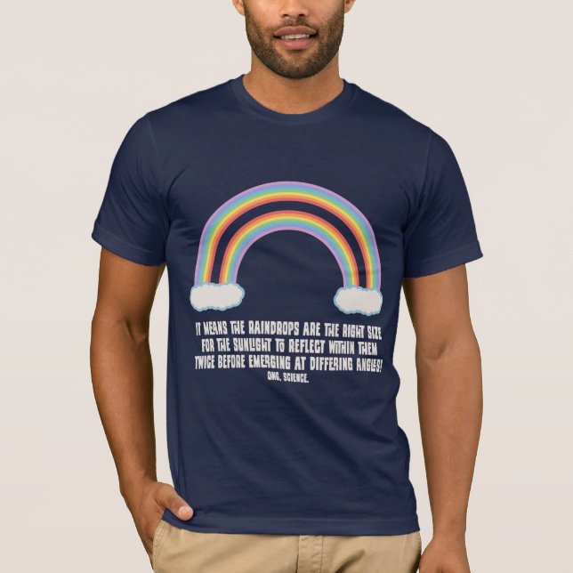 Doppelte Regenbogen-Bedeutung T-Shirt (Vorderseite)