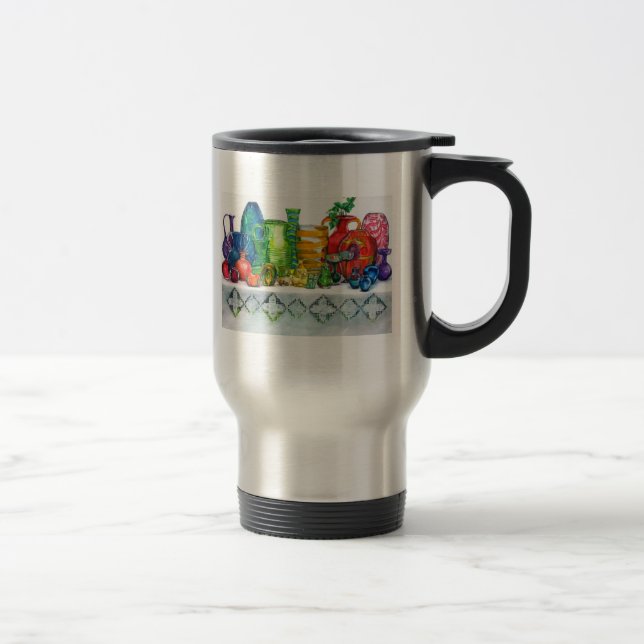 Doppelte Regenbogen-Tasse Reisebecher (Rechts)