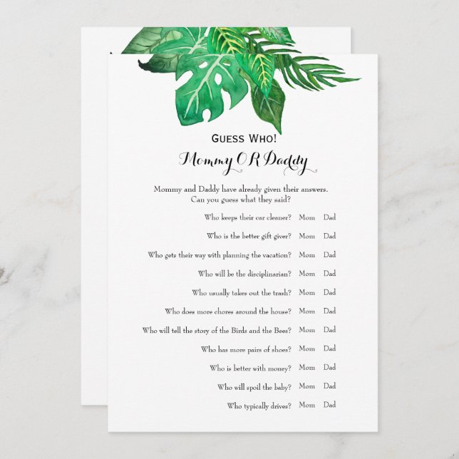 Doppelte Seite - Vermutung der Einladung (Vorne/Hinten)