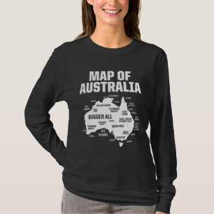 Doppelte Staatsbürgerschaft Australien Karte Ameri T-Shirt