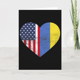 Doppelte Staatsbürgerschaft USA Ukraine Herz Ameri Karte