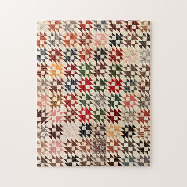 Doppelte X Quilt Puzzle (Vertikal)