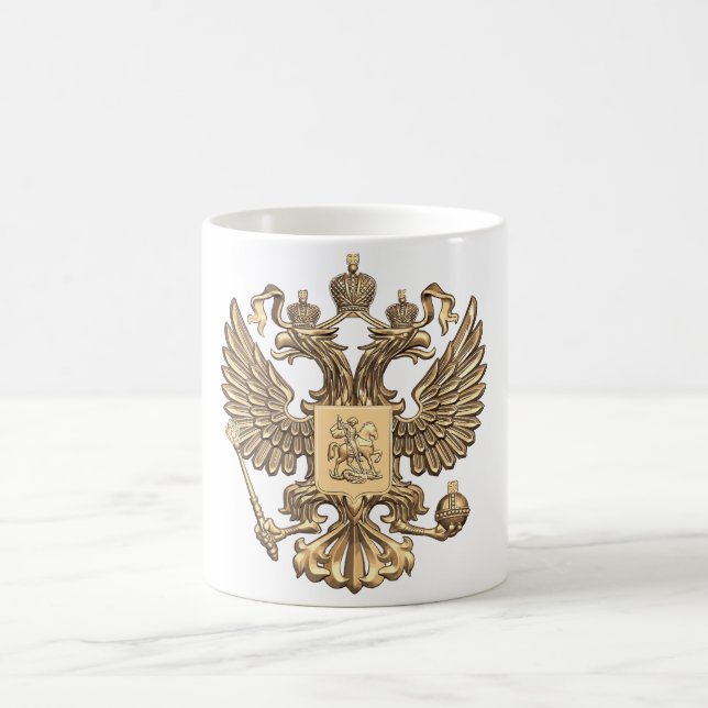 Doppelter Adler Russlands Kaffeetasse (Mittel)