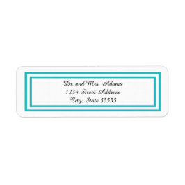 Doppelter Aquamariner Trimm - Rückgabeadresse