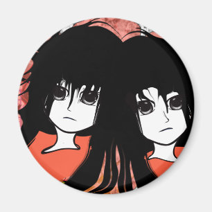 Doppelter Ärger hinzufügen, um Anime Twins zu entw Magnet