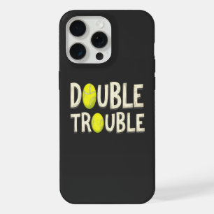 Doppelter Ärger Lustige Tennisbälle iPhone 15 Pro Max Hülle