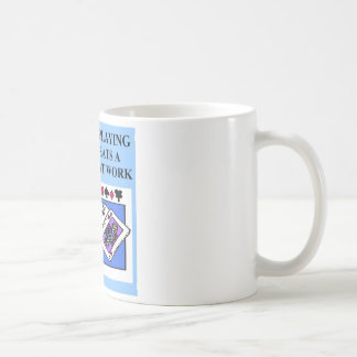 doppelter Bridge-Spieler Entwurf Tasse