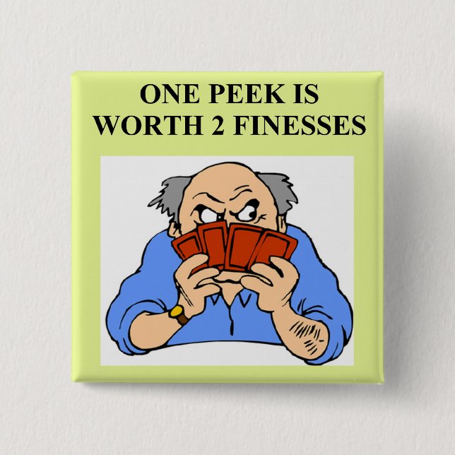 doppelter Brückenspielspieler Button (Vorderseite)