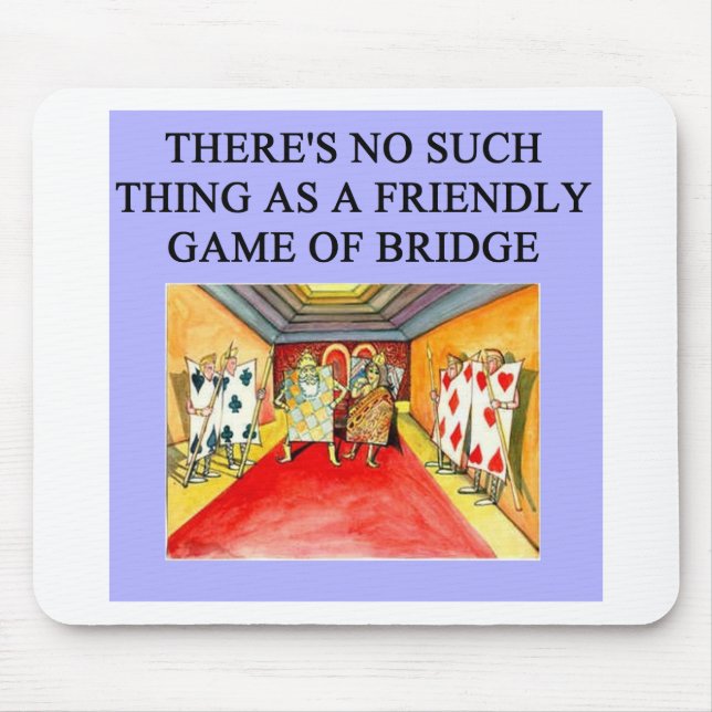 doppelter Brückenspielspieler Mousepad (Vorne)