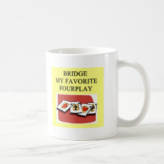 doppelter Brückenspielspieler Tasse
