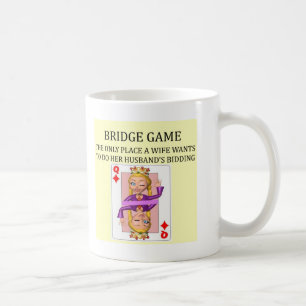 doppelter Brückenspielspieler Tasse