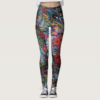 Doppelter Drache Leggings