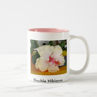 Doppelter Hibiskus Zweifarbige Tasse