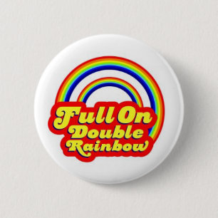 Doppelter Regenbogen! Button