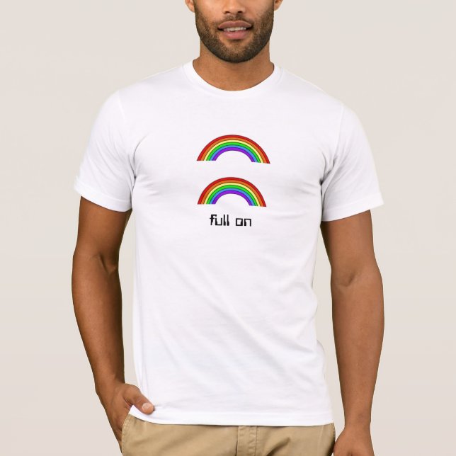 doppelter Regenbogen, so intensiv T-Shirt (Vorderseite)
