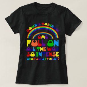 Doppelter Regenbogen-T - Shirt