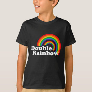 Doppelter Regenbogen T-Shirt