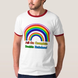 Doppelter Regenbogen T-Shirt