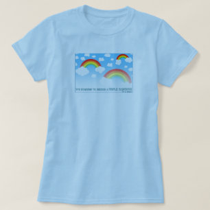 Doppelter Regenbogen T-Shirt