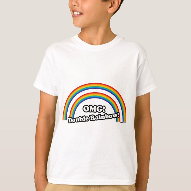 Doppelter Regenbogen T-Shirt (Vorderseite)