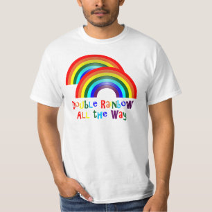 Doppelter Regenbogen T-Shirt