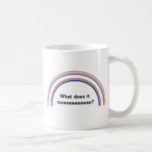 Doppelter Regenbogen Tasse