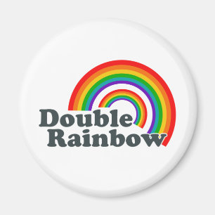Doppelter Regenbogen (Zusätze) Magnet