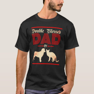 Doppelter Segen Papa nur ein Papa, der seinen C li T-Shirt