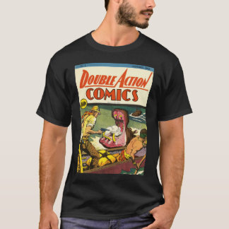 Doppelter T - Shirt der Aktions-Comic-#2