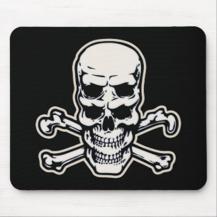 Doppelter Visions-Schädel Mousepad