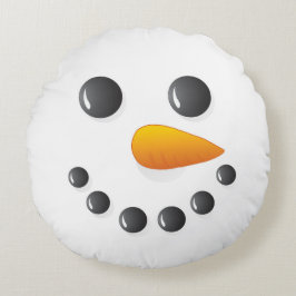 Doppeltes des Weihnachten- Sankt und Rundes Kissen