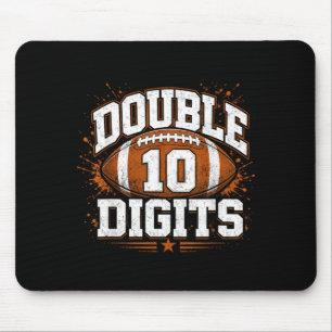 Doppeltes Geburtstags-Jubiläum 10 Fußball 10. Mousepad