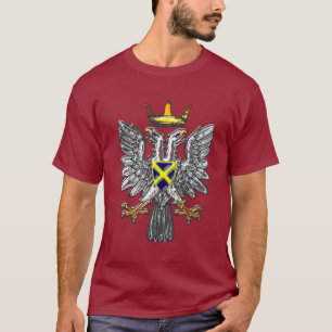 Doppeltes ging Eagle - Leofric von Mercia voran T-Shirt