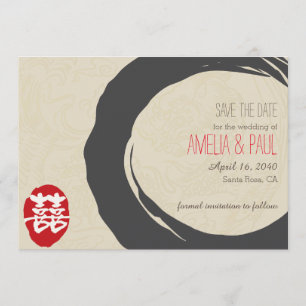 Doppeltes Glück-chinesische Hochzeit - Save the Save The Date