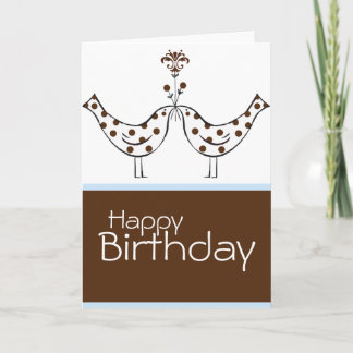 Doppeltes Glück - Happy Birthday Karte