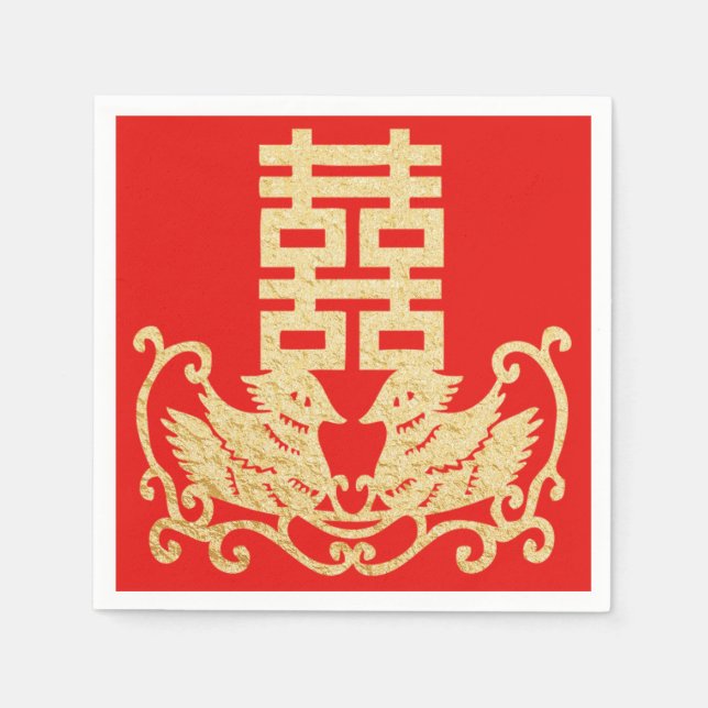 Doppeltes Glück Serviette (Vorderseite)