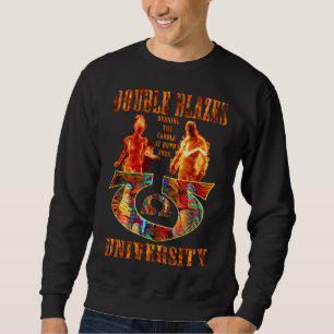 Doppeltes glüht die Universität, die Sweatshirt