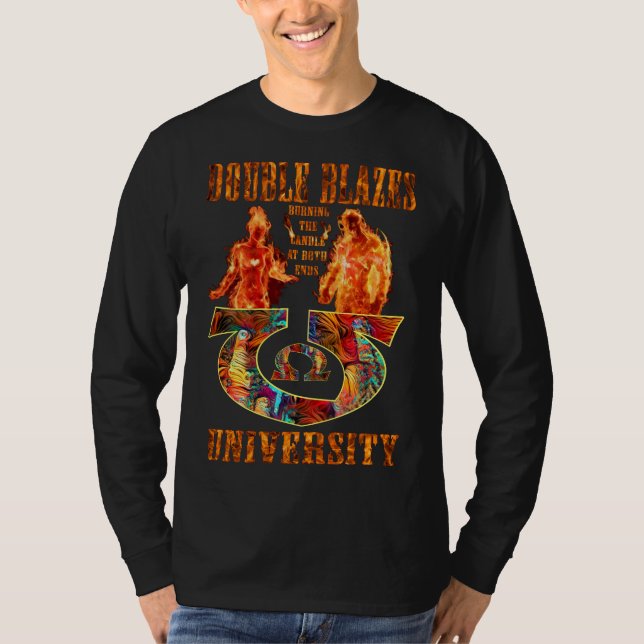 Doppeltes glüht Universität MMXIX T-Shirt (Vorderseite)