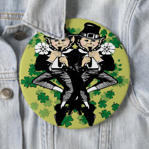 Doppeltes Leprechaun Button
