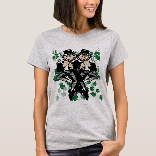 Doppeltes Leprechaun T-Shirt (Vorderseite)