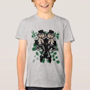 Doppeltes Leprechaun Tri-Blend Shirt