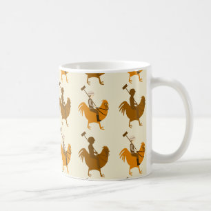 Doppeltes Pollo-Muster Tasse