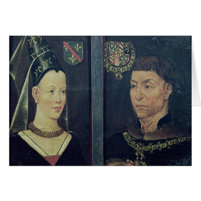 Doppeltes Porträt von Charles le Temeraire Herzog (Vorderseite (Horizontal))