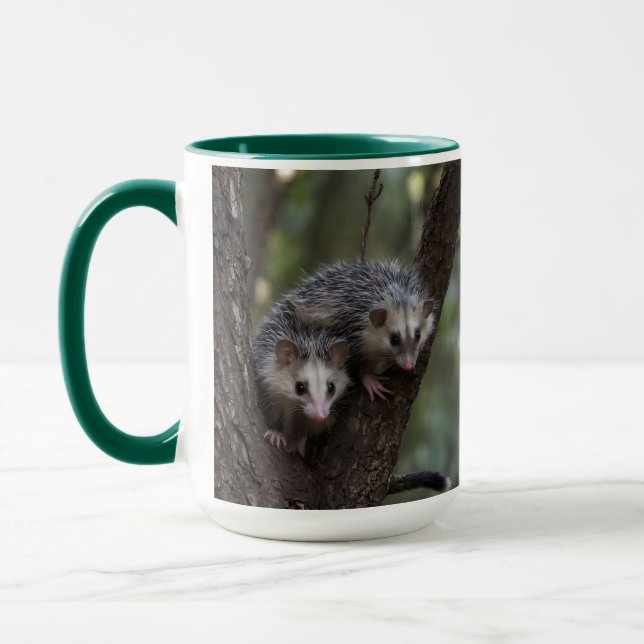 Doppeltes Problem in der Canopy: Zwei Possummen Tasse (Links)